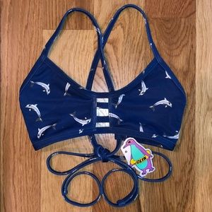 Jolyn Dolphin Squad Tomcat Top Small NWT